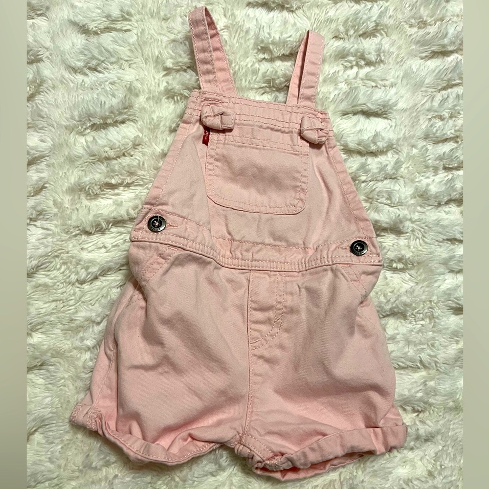 Levi's Light Pink Kids Overalls